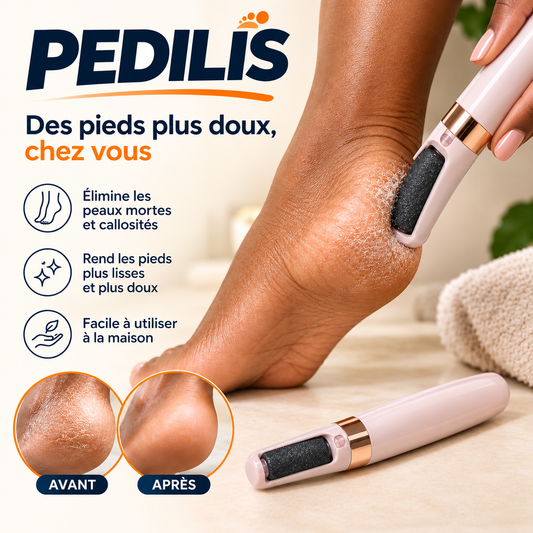 PEDILIS™ — Lime Électrique Anti-Callosités pour des Pieds Plus Lisses