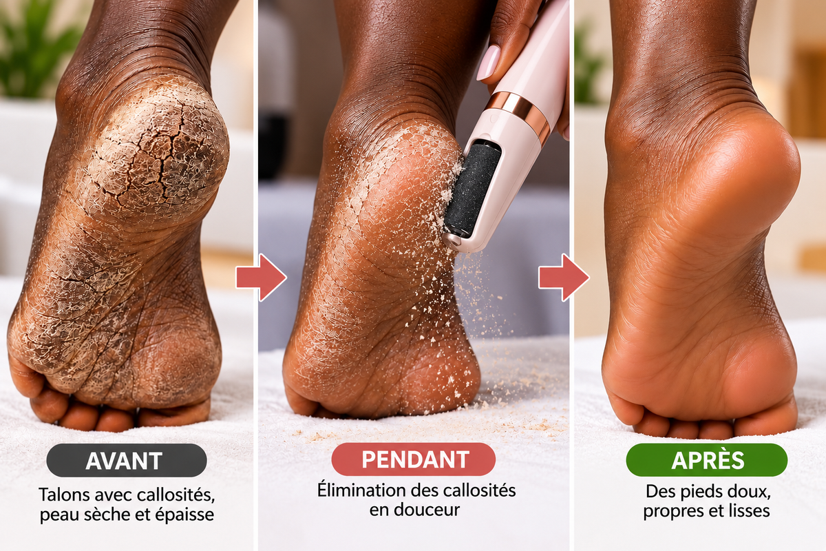 PEDILIS™ — Lime Électrique Anti-Callosités pour des Pieds Plus Lisses